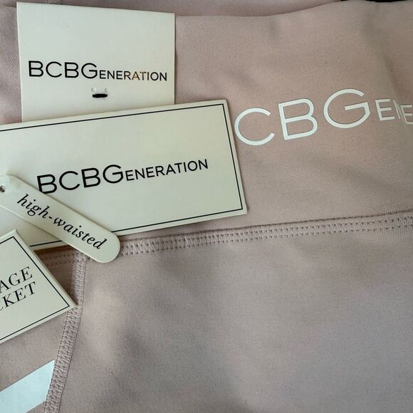 BCBGeneration Pink Bike Shorts Sleek Fit - Picture 8 of 11